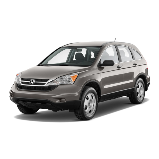 Honda 2010 CR-V Technology Reference Manual