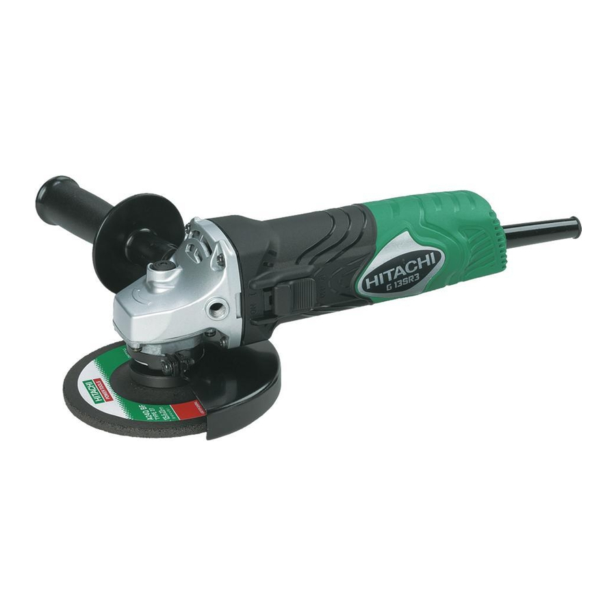 Hitachi G 10SR3 Handling Instructions Manual