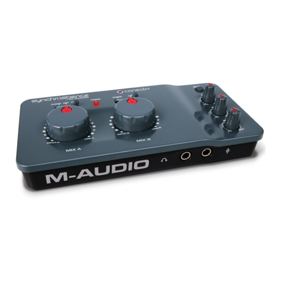 M-Audio Audio Interface Conectiv User Manual