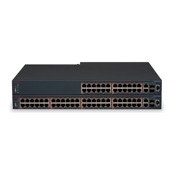 Avaya ERS 3500 Quick Setup Manual