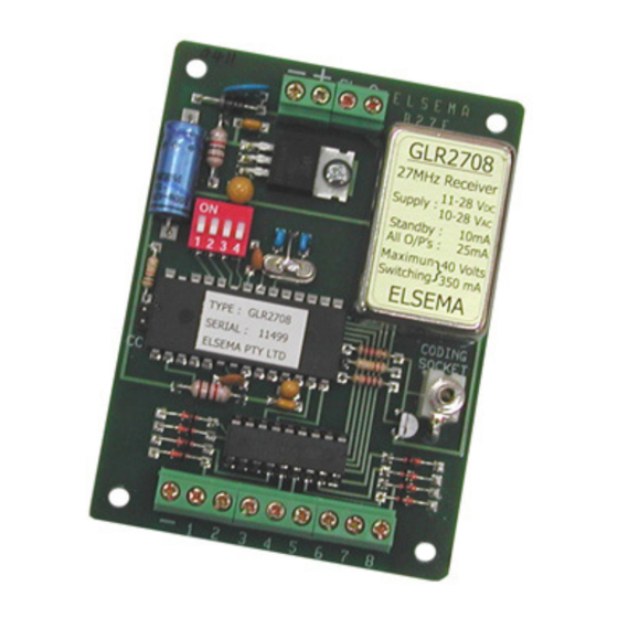 Elsema Gigalink GLR2708 Manual