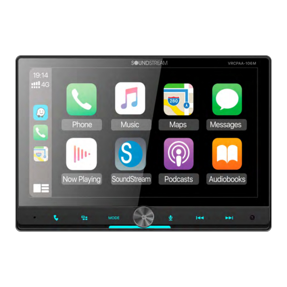 Soundstream VRCPAA-106M Owner's Manual