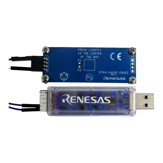Renesas RTKA-BDGSTKEV2Z User Manual