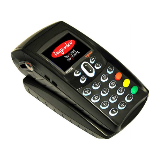 Ingenico EFT930 Quick Start Manual