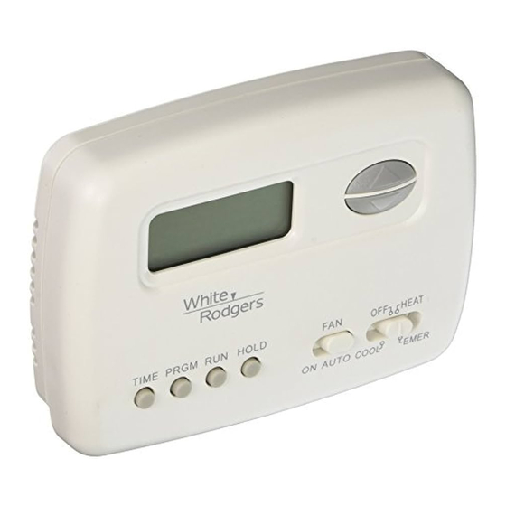 White Rodgers 1F72-151 Configuration And Terminal Outputs
