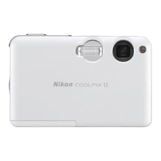 NIKON COOLPIX S1 USER MANUAL Pdf Download | ManualsLib