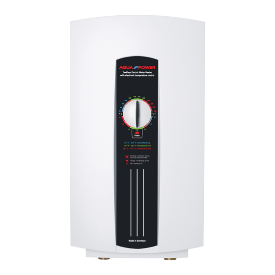 Aqua Power AQE 8/10 Operation And Installation