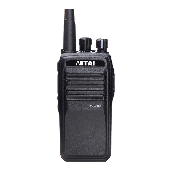 VITAI VDG-360 Digital Radio System Manuals