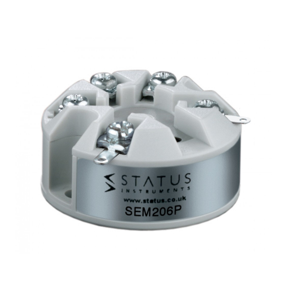 Status Instruments SEM206/P User Manual