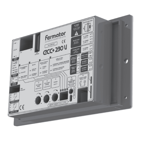 Fermator ECC+ 230 V User Manual