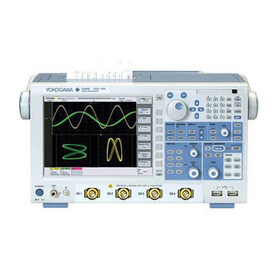 YOKOGAWA DL9000 Series User Manual