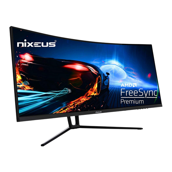 User Manuals: Nixeus NX-EDG34S Ultrawide Gaming Monitor