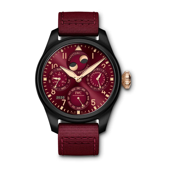 iwc BIG PILOT’S WATCH PERPETUAL CALENDAR Operating Instructions Manual