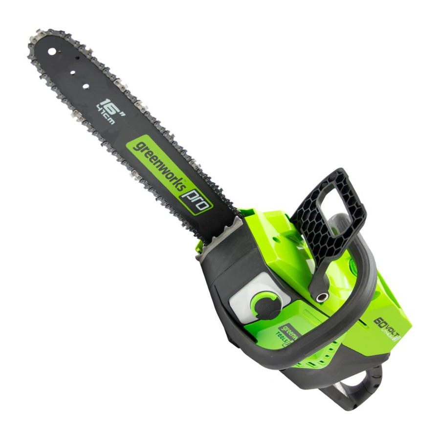 GreenWorks GD60CS40 Operator's Manual