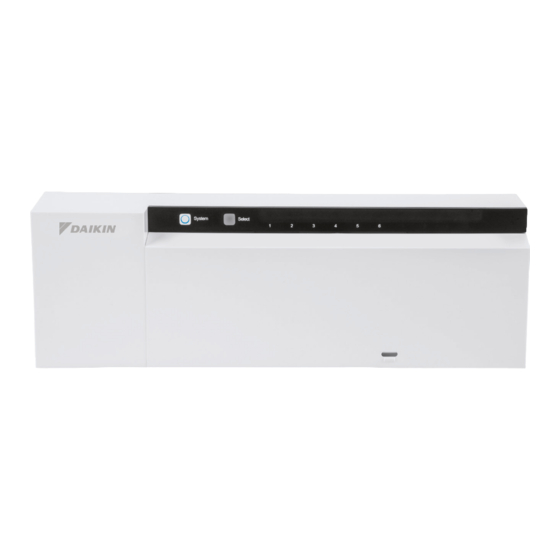 Daikin homecontrols EKRUFHT61V3 Installation And Operation Manual