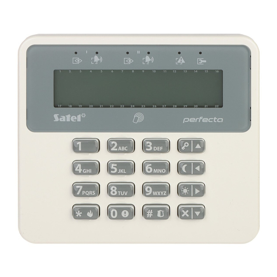 Satel perfecta abax 2 Manual