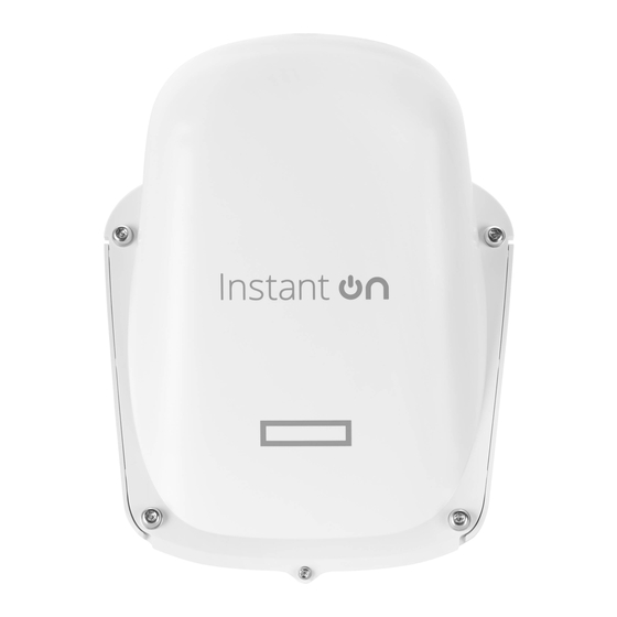 HPE Instant On AP27 Installation Manual
