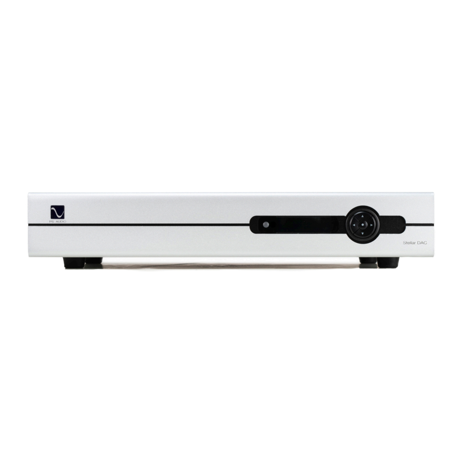 PS Audio Stellar Manual