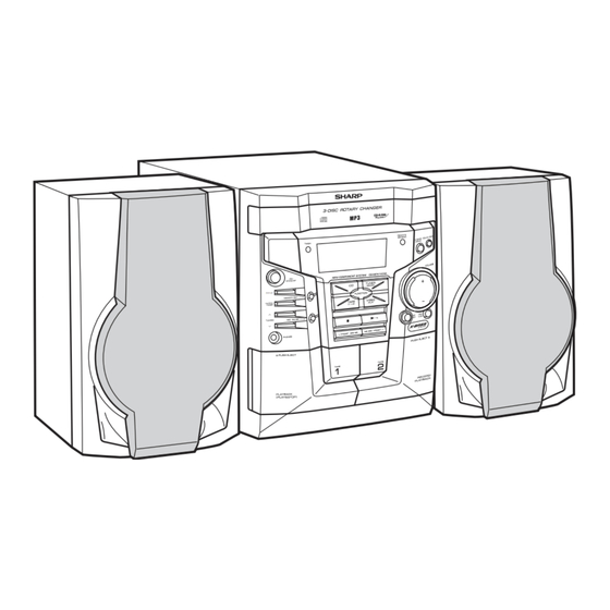 Sharp CD-MPX100H Operation Manual