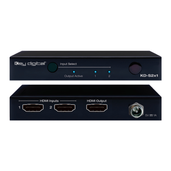 Key Digital KD-S2x1 Operating Instructions Manual