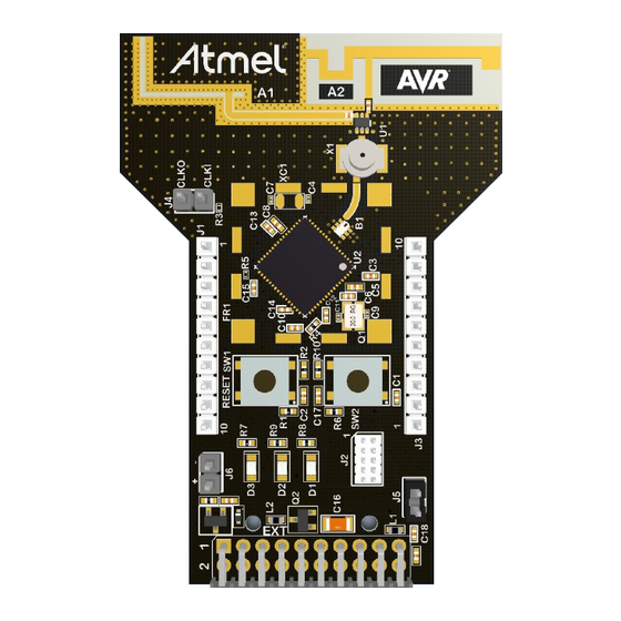 Atmel AT04357 RCB256RFR2-XPRO User Manual