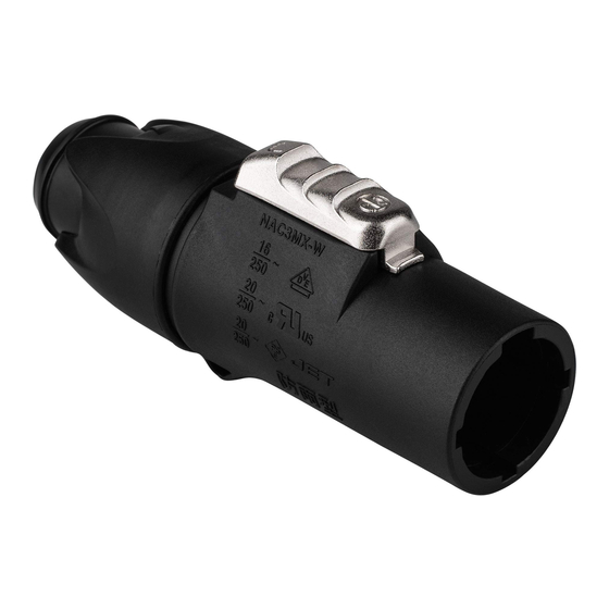 NEUTRIK powerCON TRUE1 TOP Quick Start Manual