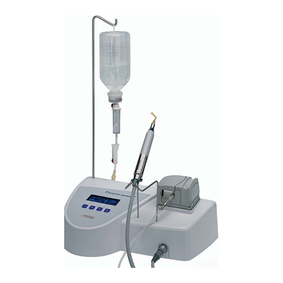 mectron Piezosurgery II Manual Of Use And Maintenance