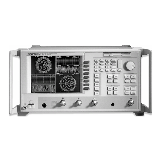 Anritsu MS462 Series Operation And Maintenance Manual