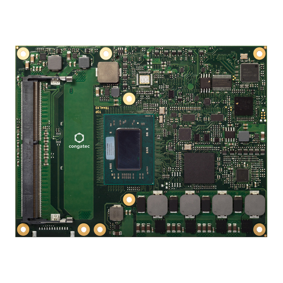 Congatec COM Express conga-TR4 Module Manuals