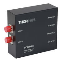 THORLABS PDB450C Operation Manual