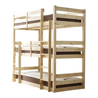 Strictly Beds & Bunks Triad Triple Bunk Bed Assembly Instructions Manual