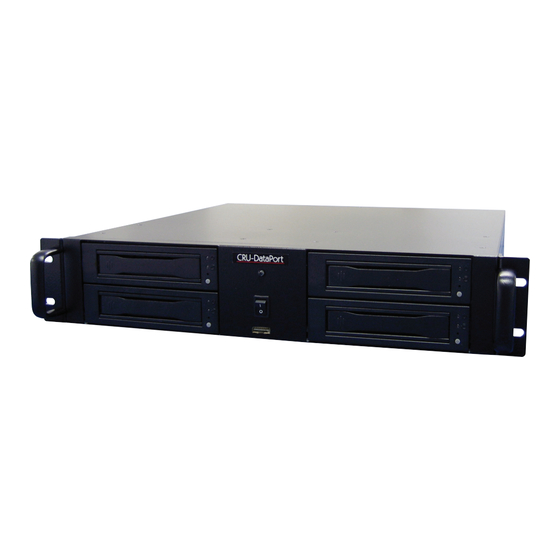 CRU Dataport 2U DataCase Quick Start Manual