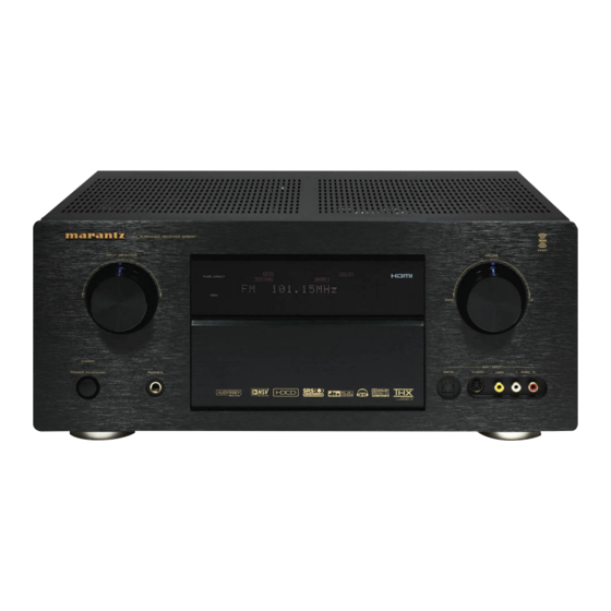 Marantz SR8001 Specifications