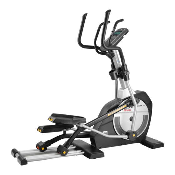 BH FITNESS G868TFT Instructions For Assembly And Use