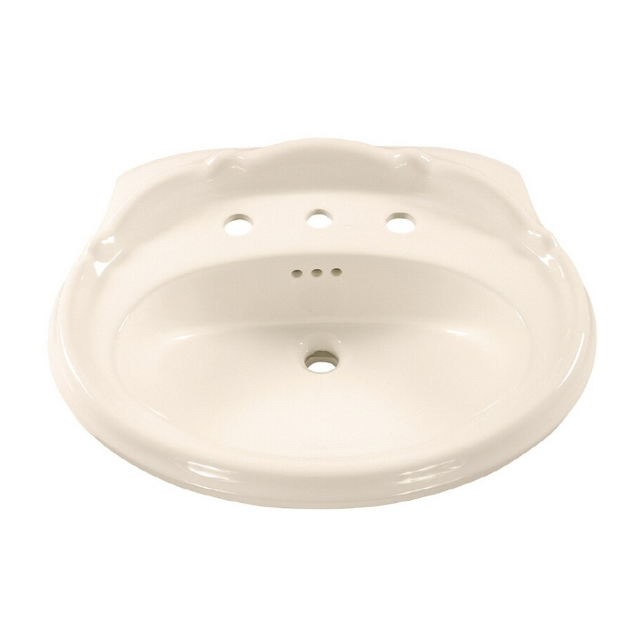 American Standard Reminiscence Countertop Sink 0511.100 Specifications