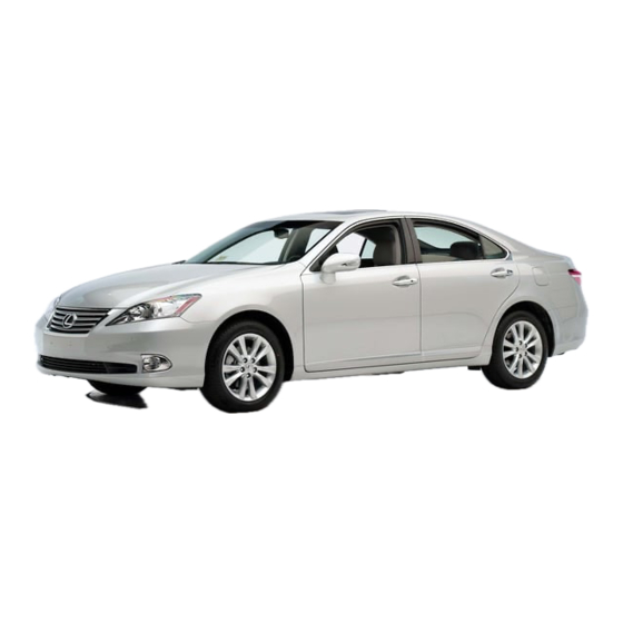 Lexus ES350 Operation Manual