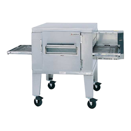 Lincoln Impinger Conveyor Oven Series 1000 Manuals