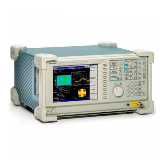 Tektronix RSA3308B User Manual