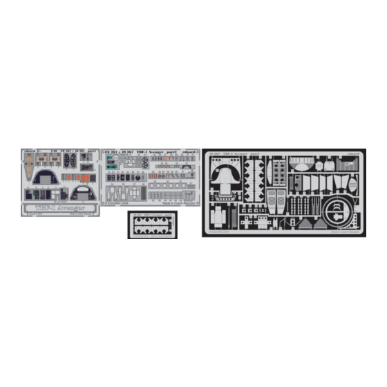 Eduard 49 267 Manual