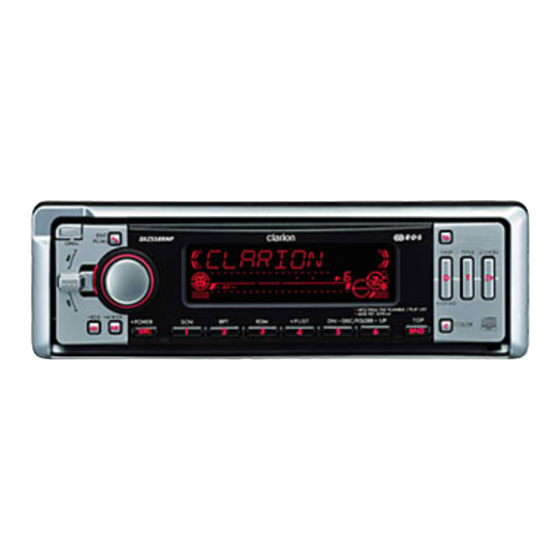 Clarion DXZ558RMP Owner's Manual