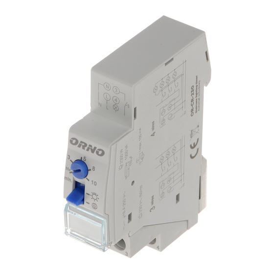 Orno OR-CR-230 Quick Start Manual