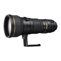 Nikon AF-I Nikkor ED 400mm f/2.8D IF Instruction Manual