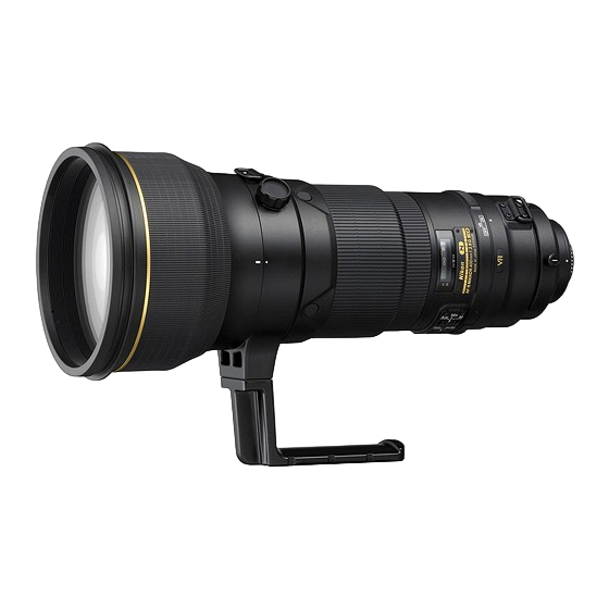 Nikon AF-I Nikkor ED 400mm f/2.8D IF Instruction Manual