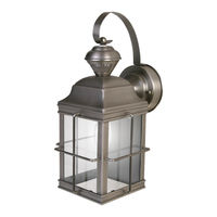 Heath Zenith SL-4133-OR - Heath - Shaker Cove Mission Style 150-Degree Motion Sensing Decorative Security Light Owner's Manual