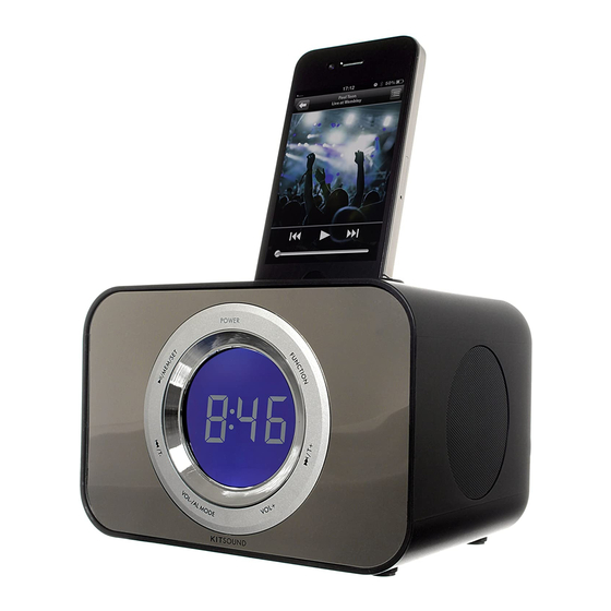Kitsound Clock Dock User Manual