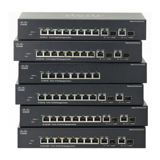 Cisco SG300 series Configuration Manuals