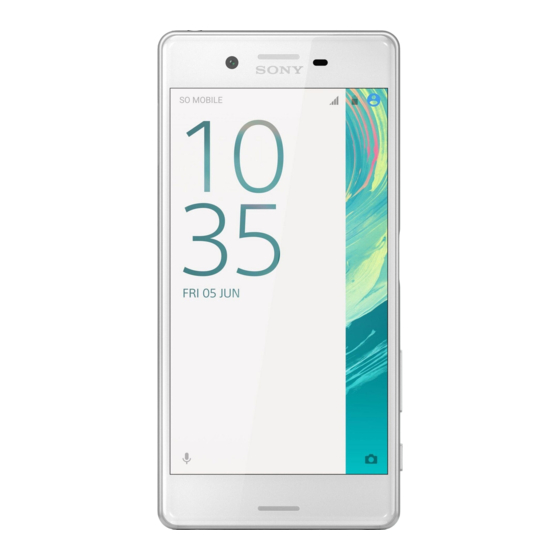 Sony Xperia X User Manual