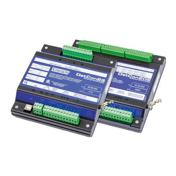 Motortech DetCon series Operating Manual
