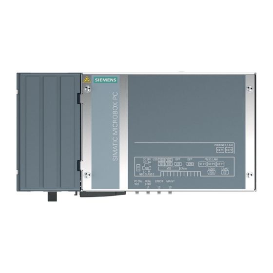 Siemens SIMATIC IPC427E Quick Install Manual