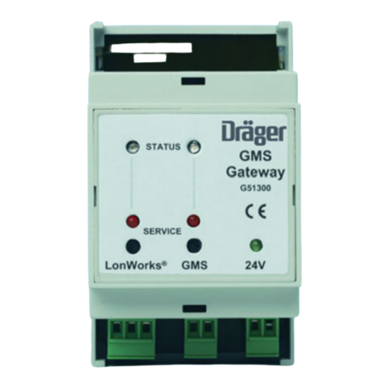 Dräger GMS-Gateway Instruction For Use & Installation Instructions